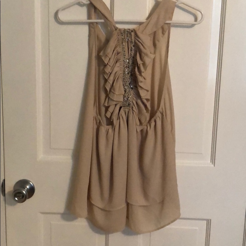 Cream Bling Top - Picture 2 of 3